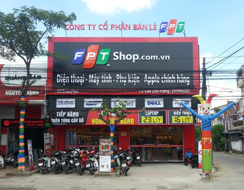 Cơ sở FPT Shop tại đường Trần Phú, TP. Hà Tĩnh