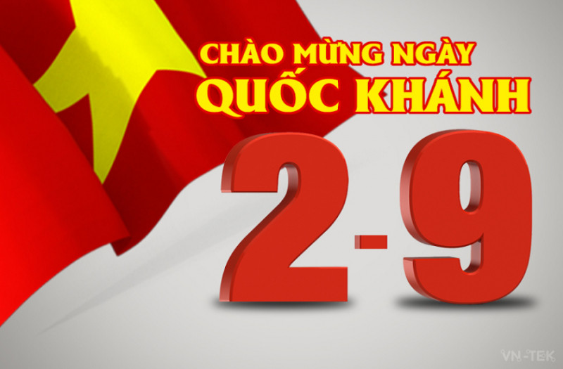 Ngày Quốc khánh của Việt Nam (Independence Day of Vietnam): 02/09