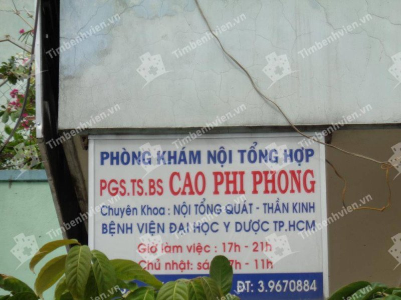 PGS.TS Cao Phi Phong