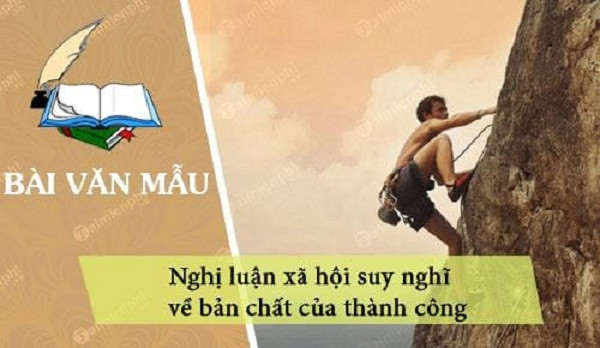 Bài văn nghị luận xã hội về bản chất của thành công số 1