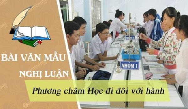 Bài văn nghị luận xã hội về học đi đôi với hành số 7