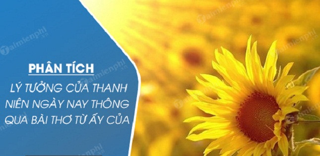 Bài phân tích lý tưởng của thanh niên thông qua bài thơ 