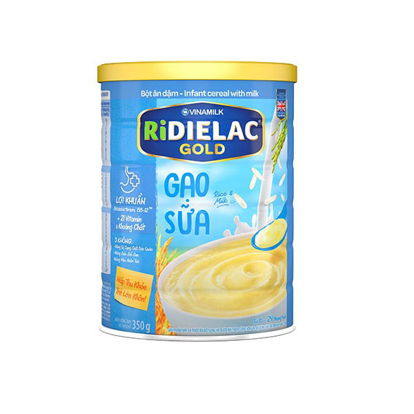 Bột Ăn Dặm Ridielac Gold vị Gạo Sữa