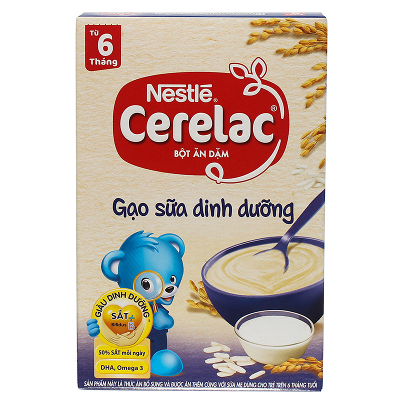 Bột Ăn Dặm Cerelac Vị Gạo Sữa