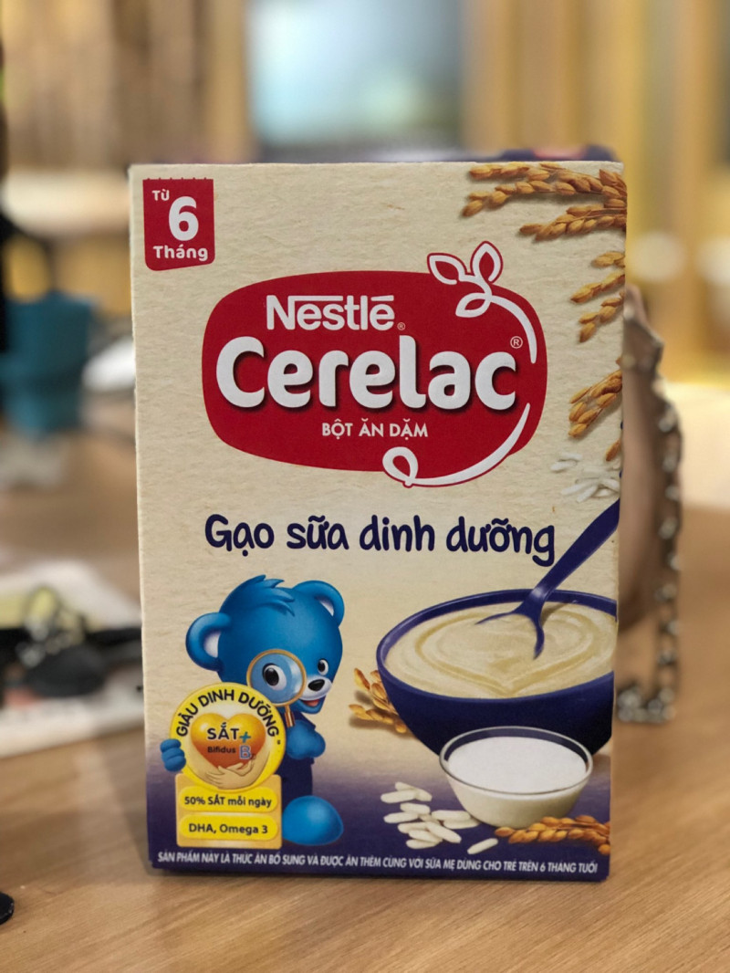 Bột Ăn Dặm Cerelac Vị Gạo Sữa