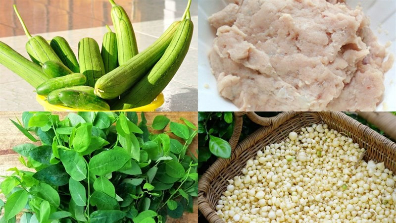 Canh chả cá nấu mướp