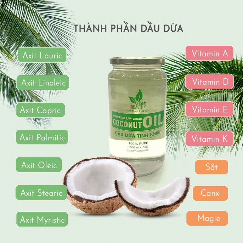 Dầu dừa Việt Healthy