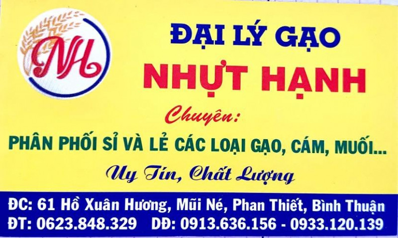 Đại lý gạo Nhựt Hạnh