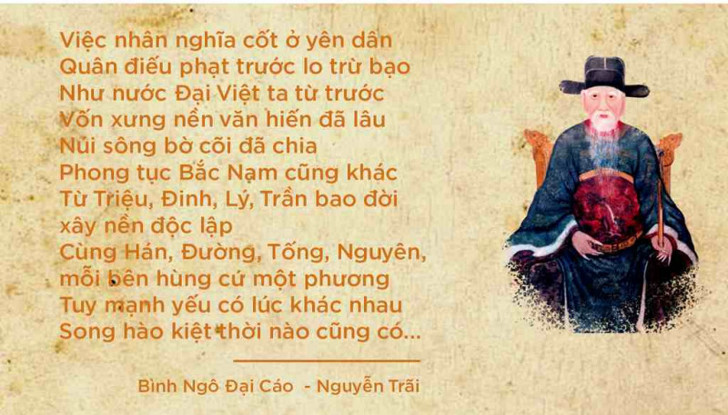 Dàn ý tham khảo số 1: Phân tích Bình Ngô đại cáo