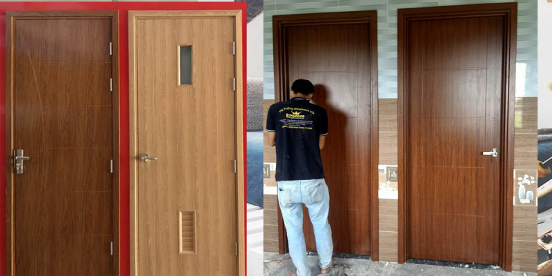 Cửa Composite của Kingdoor là loại cửa nhựa giả gỗ cao cấp, được làm từ nhựa gỗ