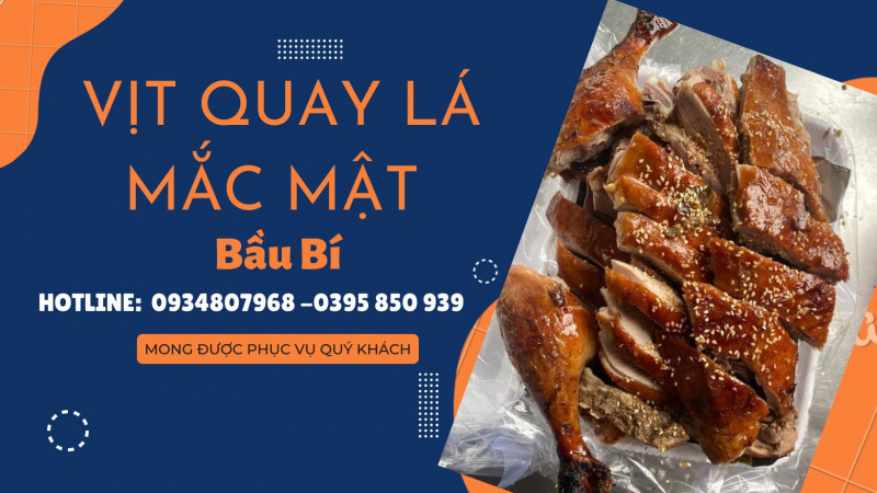 Vịt quay lá mắc mật - Bầu Bí