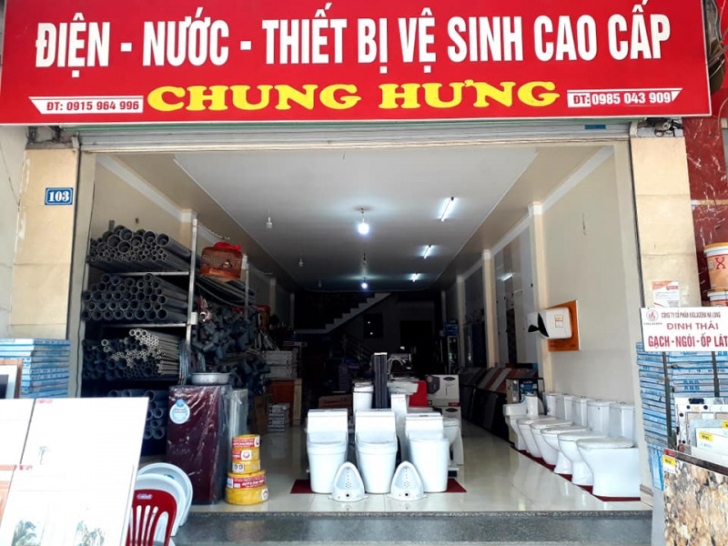 Đại Lý Điện nước - thiết bị vệ sinh Chung Hưng