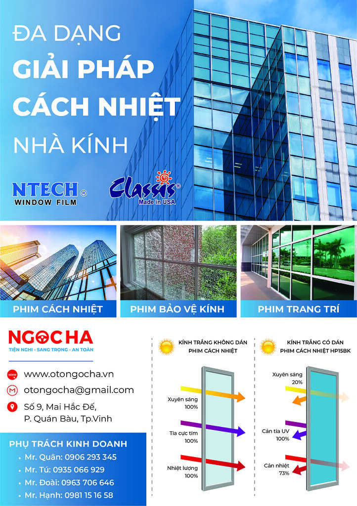 Phim Cách Nhiệt Nhà Kính Nghệ An