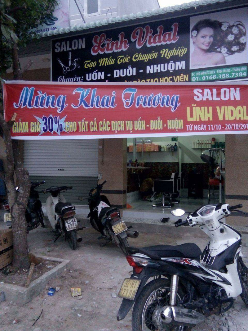 Hair salon tóc Lĩnh Vidal