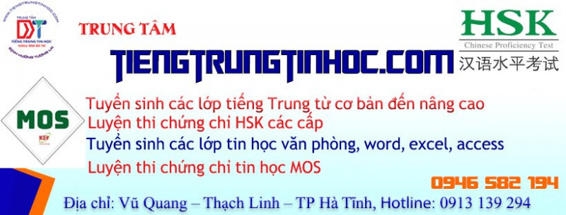 Trung Tâm Tiếng Trung, Tin học D&T