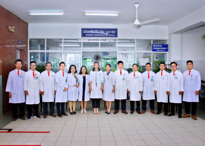 Đội ngũ bác sĩ khoa Nội Tiêu hóa - Gan mật Bệnh viện Đa Khoa Đà Nẵng