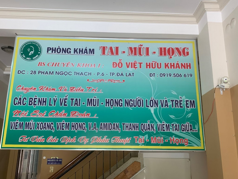 Phòng khám tai mũi họng BS Đỗ Việt Hữu Khánh