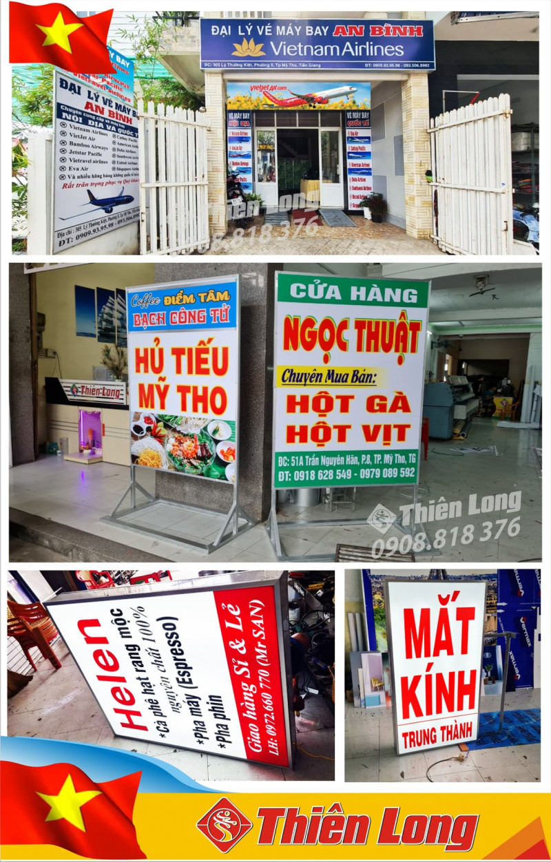 Quảng Cáo Thiên Long Tiền Giang ứng dụng những công nghệ tiên tiến, đi kèm với đó là sự chú trọng đầu tư, sử dụng các loại máy móc hiện đại trong sản xuất quảng cáo