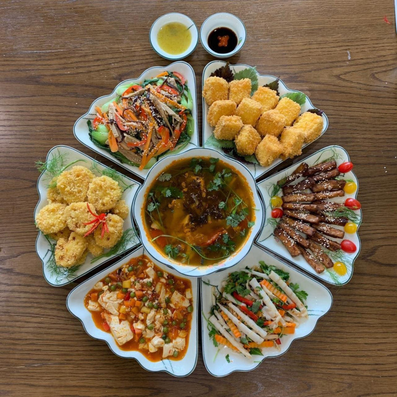 Cỗ chay tinh khiết Hà Nội