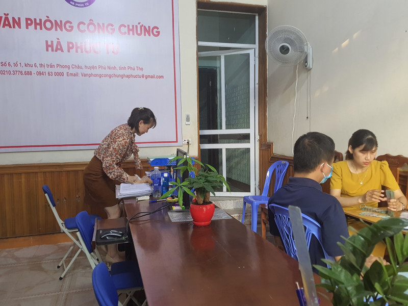 Văn phòng công chứng Hà Phúc Tu