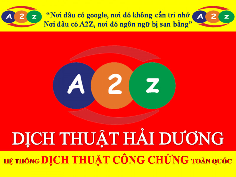 Dịch thuật A2Z Bắc Giang