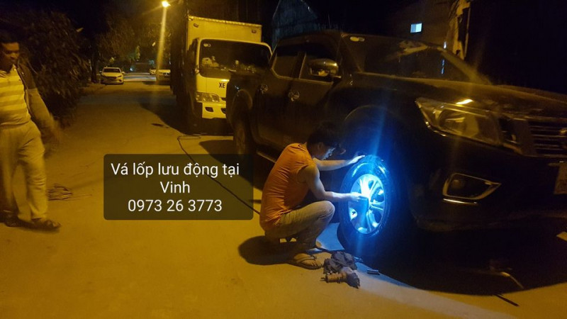 Cứu Hộ Vá Lốp Lưu Động Tại Vinh Nghệ An