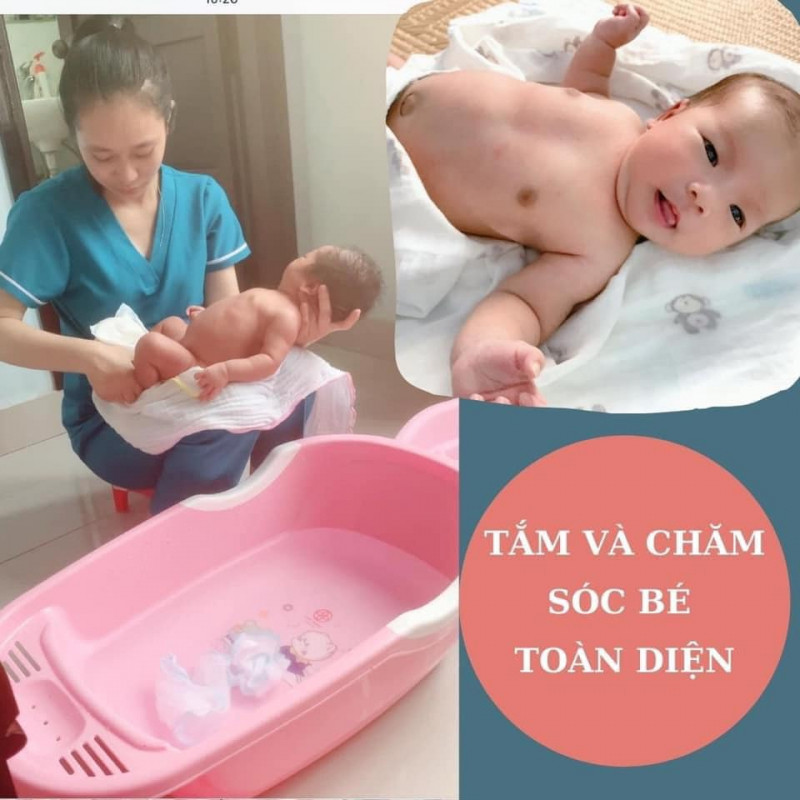 Dịch vụ chăm sóc mẹ bé sau sinh Quý An Care 2