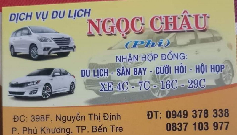 Cho Thuê Xe Du Lịch Ngọc Châu