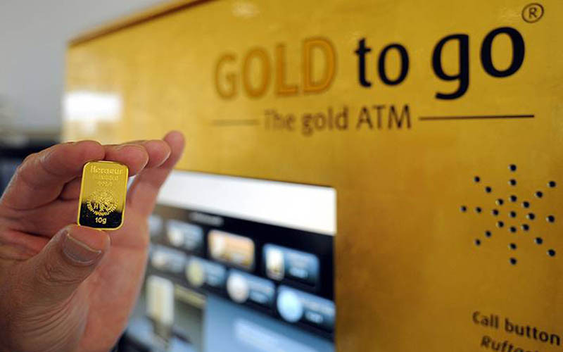 ATM rút vàng ở Dubai