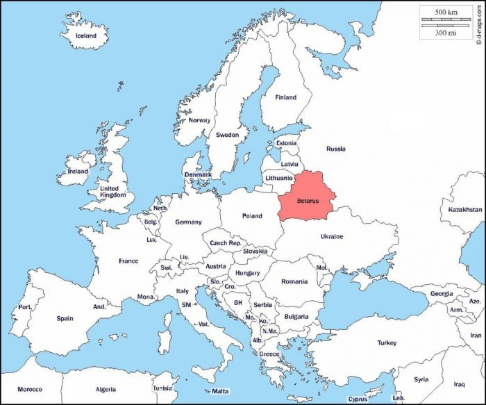 Địa lý của Belarus