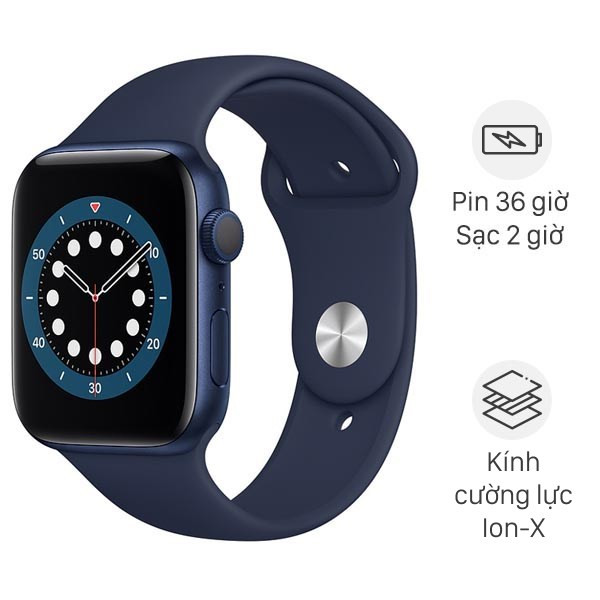 Apple Watch Series 6 GPS + Cellular 40mm viền nhôm dây cao su