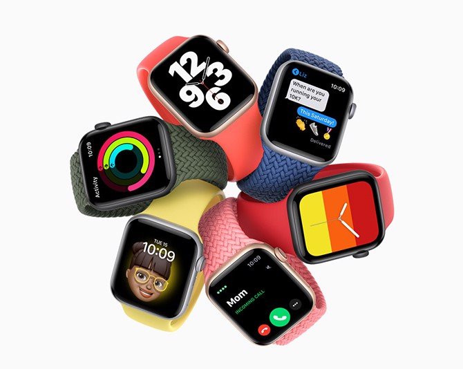 Apple Watch SE (GPS) 40mm - Viền nhôm dây cao su