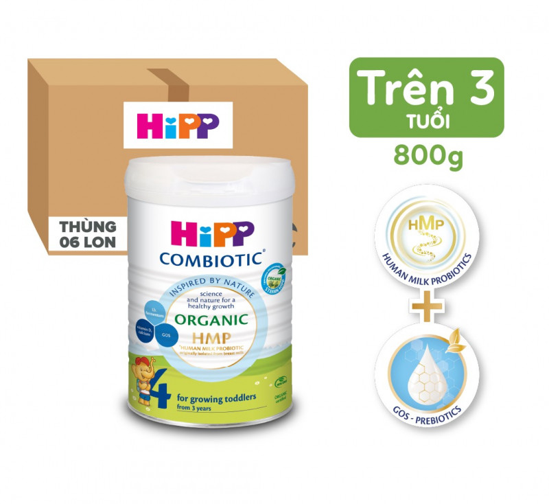 Sữa bột HiPP Organic Combiotic số 4