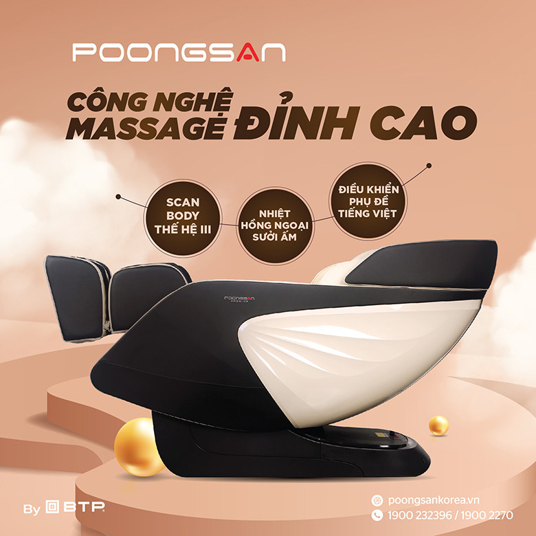 Ghế massage Poongsan MCP – 502