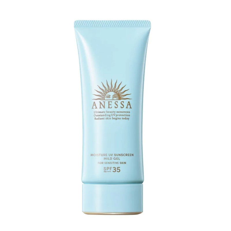 Gel chống nắng dịu nhẹ cho da nhạy cảm và trẻ em Anessa Moisture UV Sunscreen Mild Gel SPF 35 PA+++