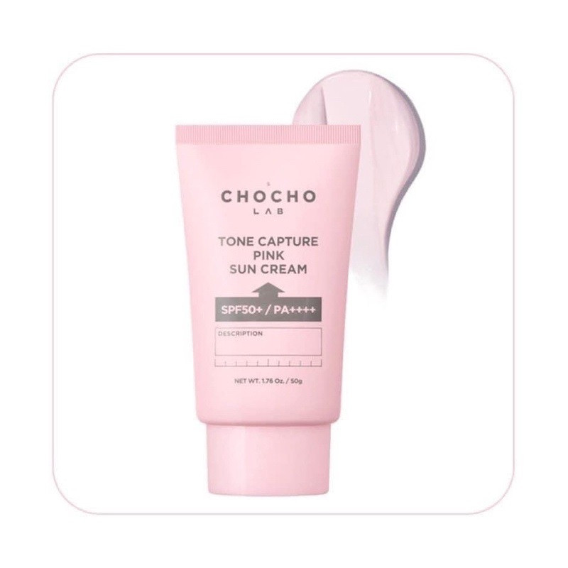 Kem Chống Nắng Nâng Tông, Bảo Vệ Da Hàn Quốc Chocho's Lab Tone Capture Pink Sun Cream SPF50+/PA++++