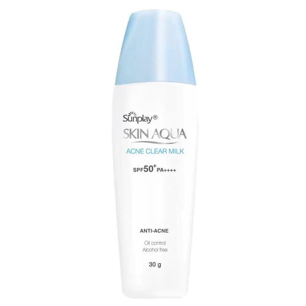 Sữa chống nắng dưỡng da ngừa mụn Sunplay Skin Aqua Acne Clear SPF 50+ PA++++ (25g)