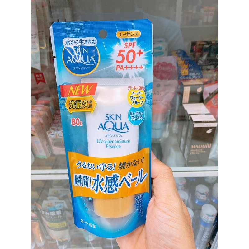 Kem Chống Nắng Skin Aqua UV Super Moisture Essense SPF 50+/PA++++ Nội Địa Nhật - skinaqua110g