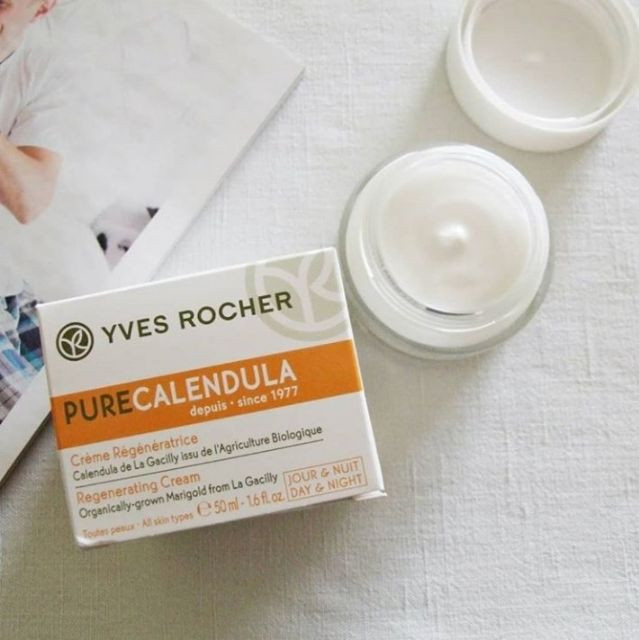 Kem dưỡng da ngày và đêm Yves Rocher Calendula Regenerating Day Night Cream 50ml