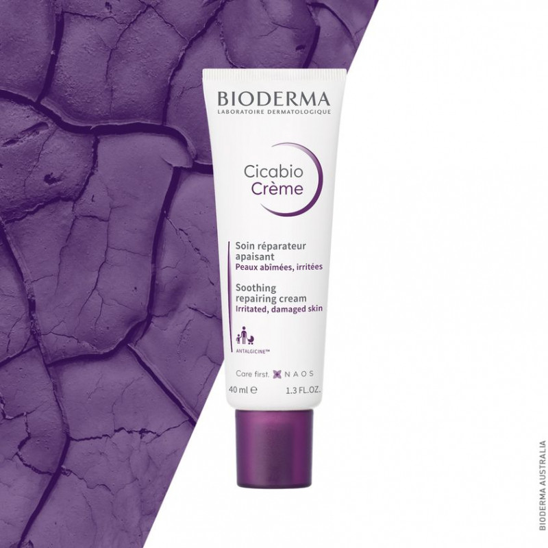 Kem dưỡng phục hồi da tổn thương Bioderma Cicabio Crème - 40ml