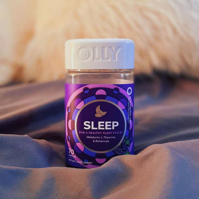 Kẹo dẻo hỗ trợ giấc ngủ Olly Sleep 50 Gummies – Blackberry Zen