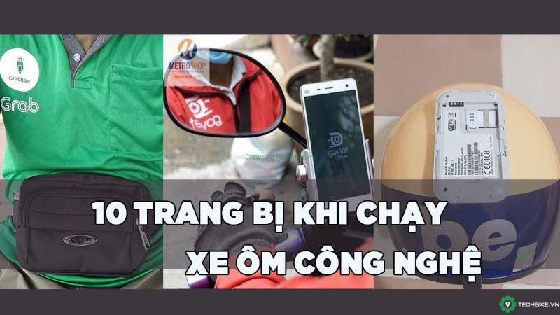 Trang bị đầy đủ vật dụng cần thiết khi làm việc