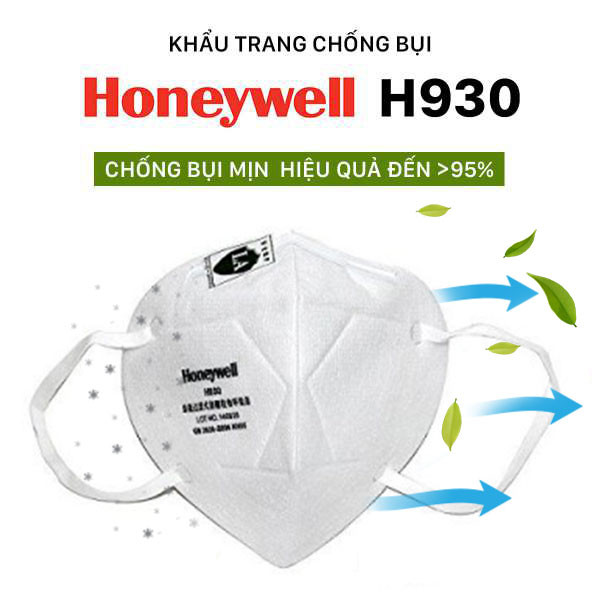 Khẩu trang chống bụi mịn Honeywell H930