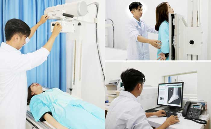 Chuẩn bị máy móc là một trong những bước quan trọng trong quy trình chụp X-quang