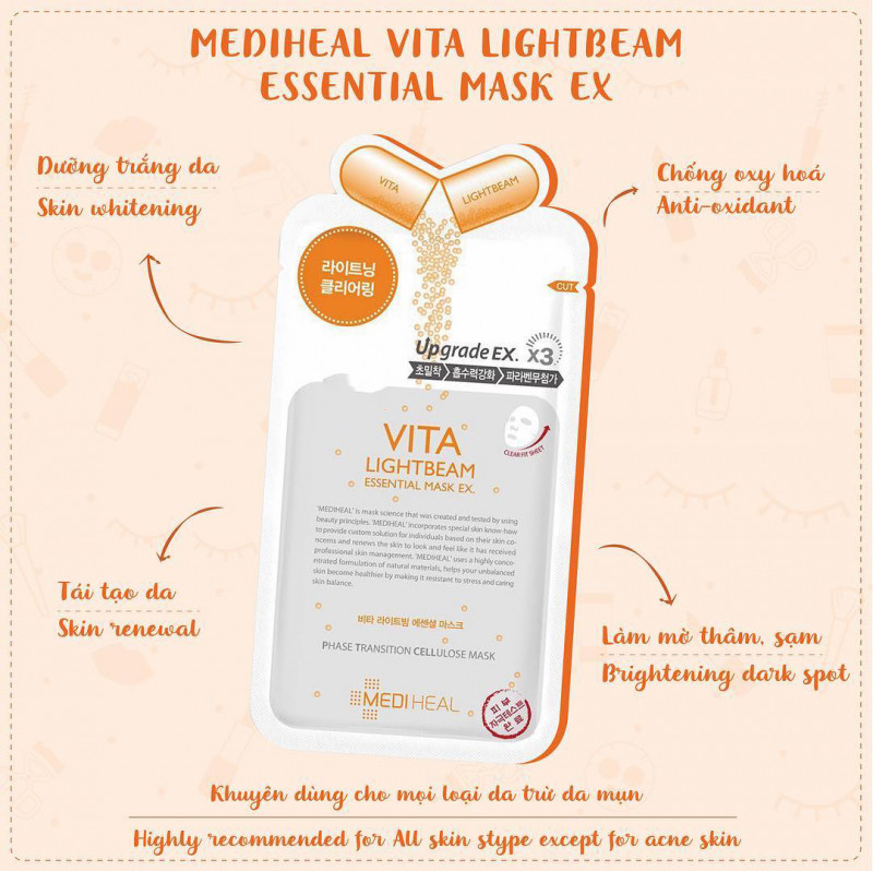 Mặt nạ Mediheal Vita Lightbeam