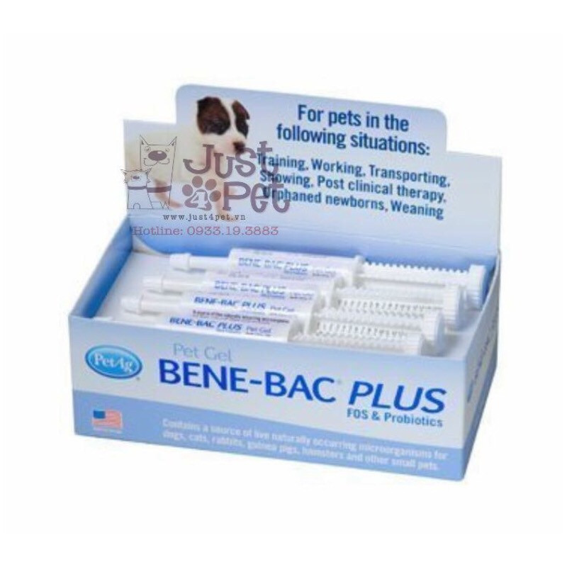 Men Tiêu Hóa Bene-Bac Plus Pet Gel Cho Chó Mèo