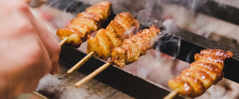 Bonjiri yakitori