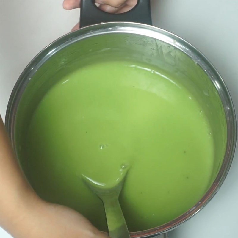 Bánh Trung Thu rau câu trà xanh nước cốt dừa