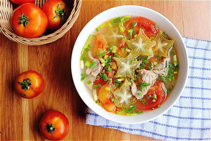 Canh thịt bò nấu khế