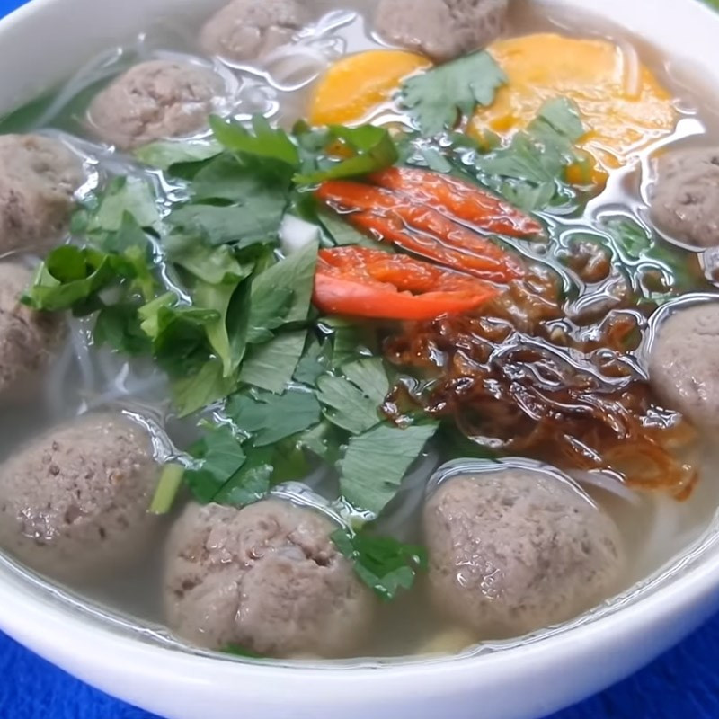 Hủ tiếu bò viên